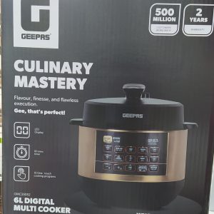 پلوپز چند کاره جیپاس مدل GMC35052ظرفیت 6 لیتر با بدنه استیل ضد زنگ