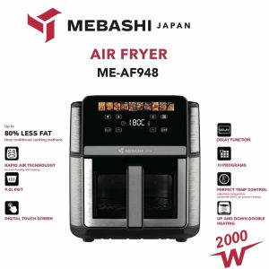 سرخ کن بدون روغن مباشی مدل ME-AF948ظرفیت9لیتر